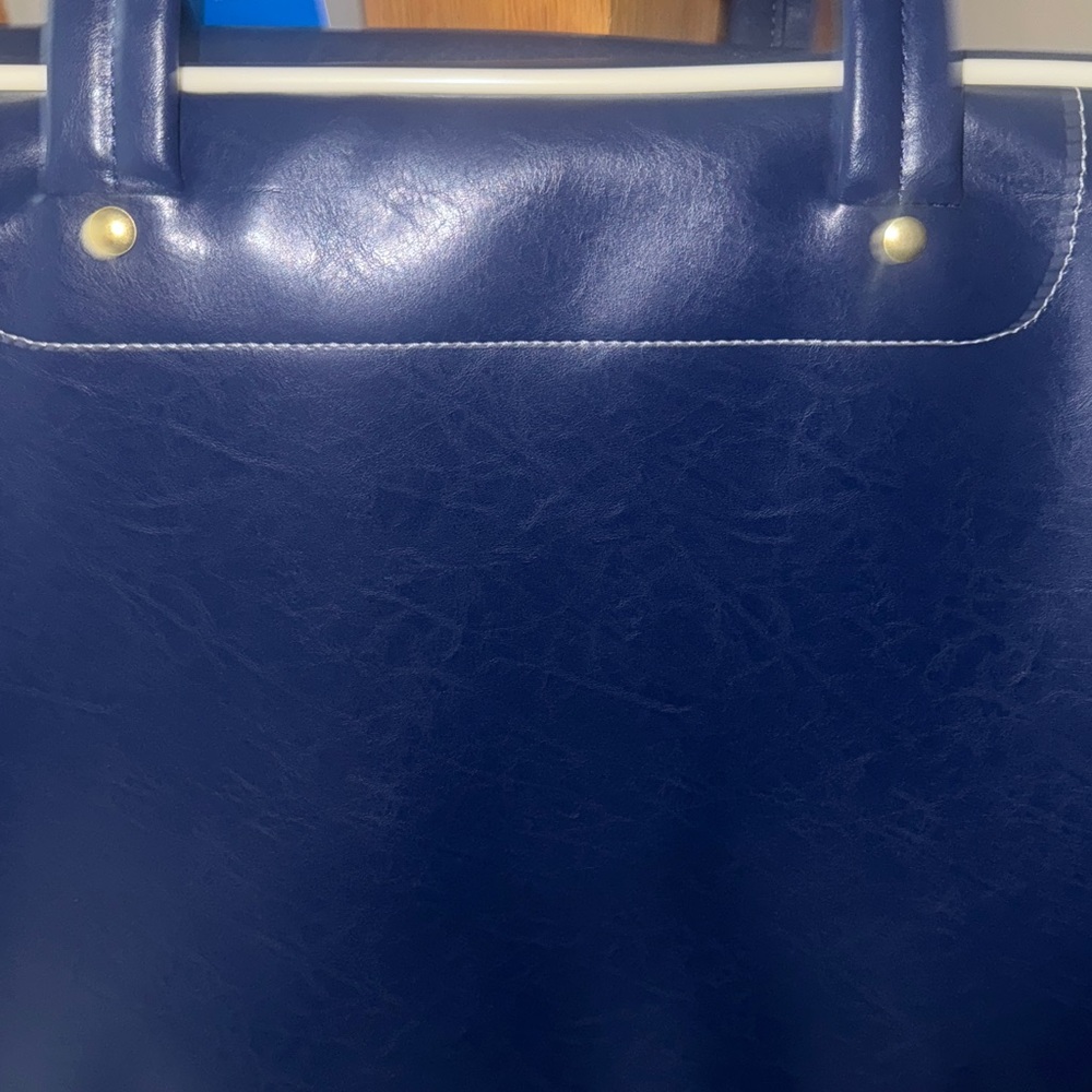 Adidas Dark Blue Tote with White Accents - Picture 12 of 14